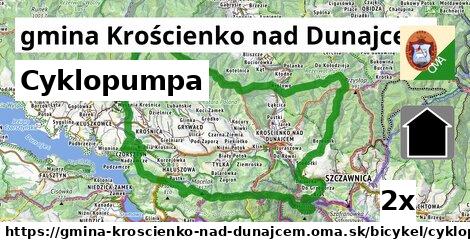 Cyklopumpa, gmina Krościenko nad Dunajcem