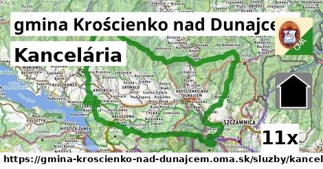 Kancelária, gmina Krościenko nad Dunajcem