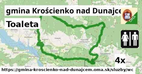 Toaleta, gmina Krościenko nad Dunajcem