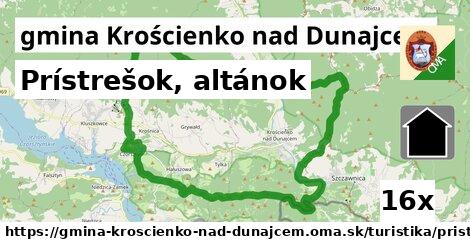 Prístrešok, altánok, gmina Krościenko nad Dunajcem