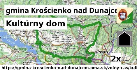 kultúrny dom v gmina Krościenko nad Dunajcem