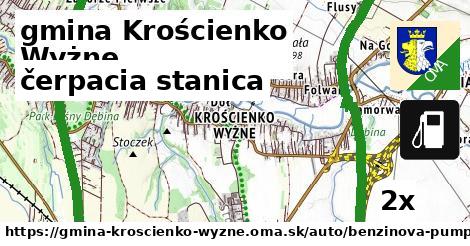 čerpacia stanica, gmina Krościenko Wyżne