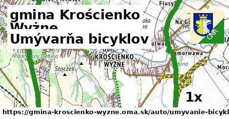 Umývarňa bicyklov, gmina Krościenko Wyżne