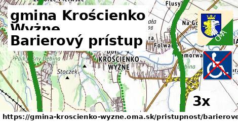 Barierový prístup, gmina Krościenko Wyżne