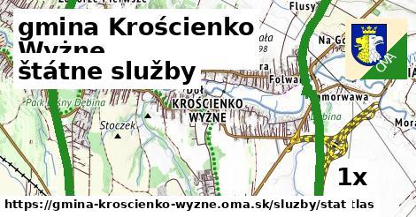 štátne služby, gmina Krościenko Wyżne