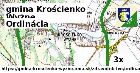 Ordinácia, gmina Krościenko Wyżne