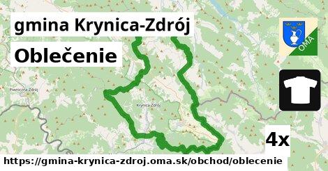 Oblečenie, gmina Krynica-Zdrój