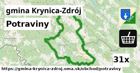 Potraviny, gmina Krynica-Zdrój