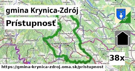 prístupnosť v gmina Krynica-Zdrój