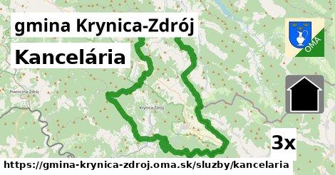 Kancelária, gmina Krynica-Zdrój