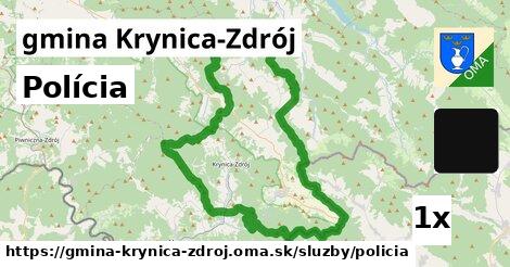 Polícia, gmina Krynica-Zdrój
