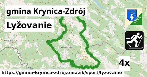 Lyžovanie, gmina Krynica-Zdrój