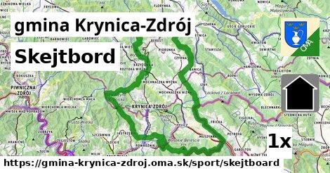 Skejtbord, gmina Krynica-Zdrój