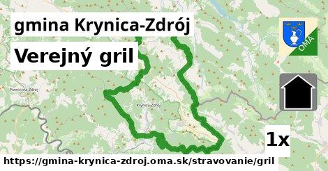 Verejný gril, gmina Krynica-Zdrój