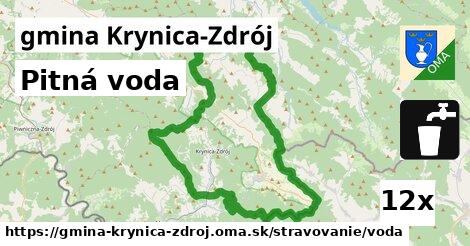 Pitná voda, gmina Krynica-Zdrój