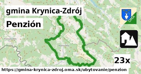 Penzión, gmina Krynica-Zdrój
