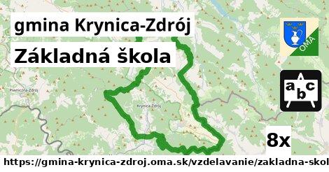 Základná škola, gmina Krynica-Zdrój