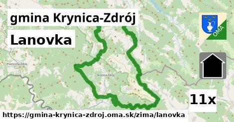 Lanovka, gmina Krynica-Zdrój