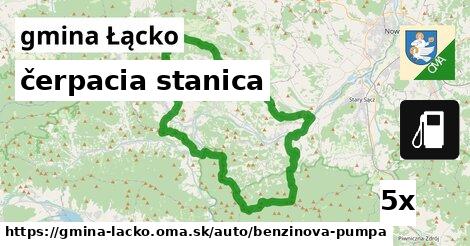 čerpacia stanica, gmina Łącko