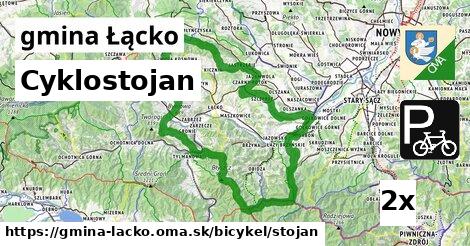 Cyklostojan, gmina Łącko