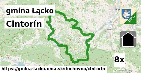 Cintorín, gmina Łącko