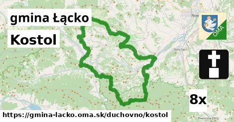 Kostol, gmina Łącko