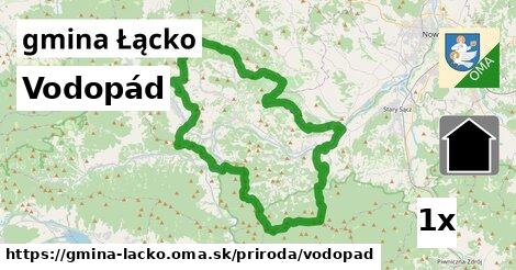 Vodopád, gmina Łącko