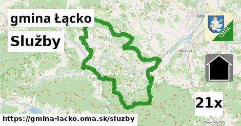 služby v gmina Łącko