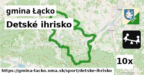 Detské ihrisko, gmina Łącko