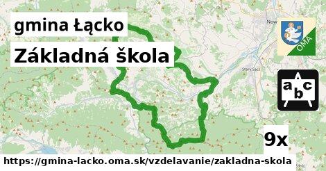 Základná škola, gmina Łącko