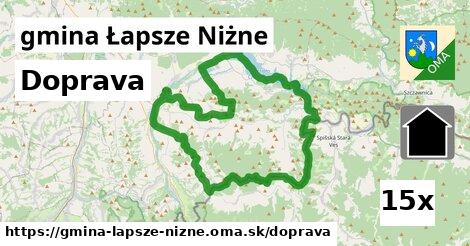 doprava v gmina Łapsze Niżne