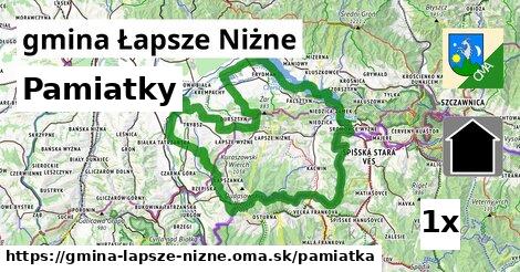 pamiatky v gmina Łapsze Niżne