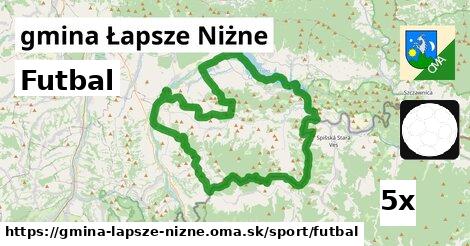 Futbal, gmina Łapsze Niżne