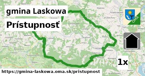 prístupnosť v gmina Laskowa