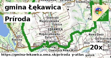 príroda v gmina Łękawica