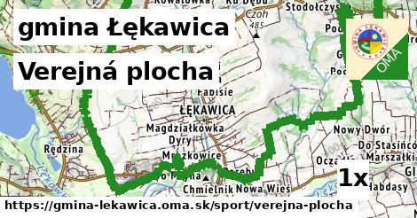 Verejná plocha, gmina Łękawica