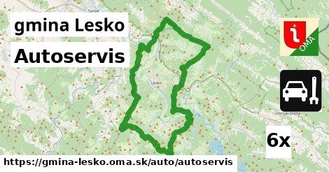Autoservis, gmina Lesko