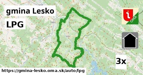 LPG, gmina Lesko