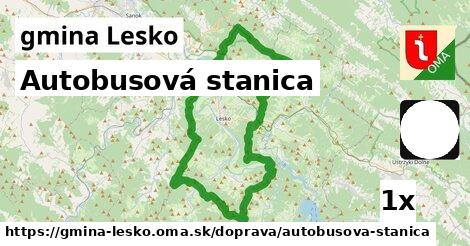 Autobusová stanica, gmina Lesko