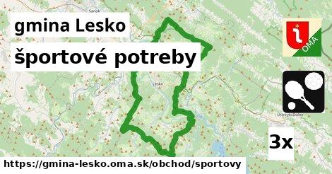športové potreby, gmina Lesko