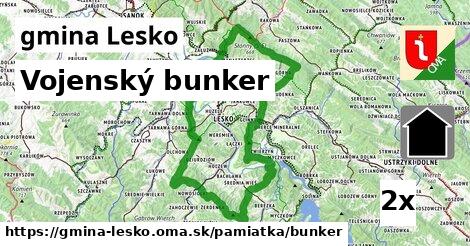 Vojenský bunker, gmina Lesko