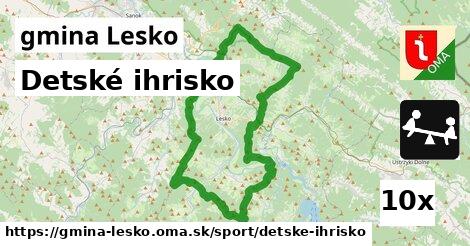 detské ihrisko v gmina Lesko