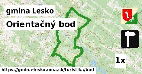 Orientačný bod, gmina Lesko