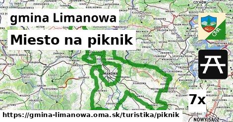 Miesto na piknik, gmina Limanowa