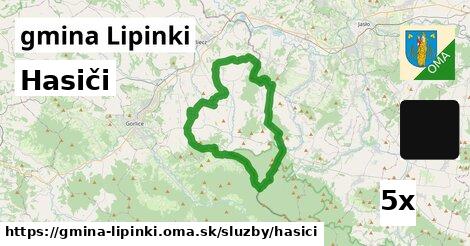 hasiči v gmina Lipinki