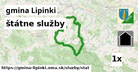 štátne služby, gmina Lipinki