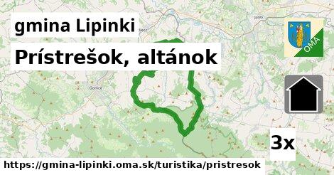 Prístrešok, altánok, gmina Lipinki