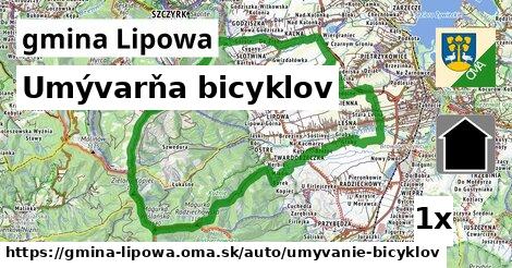 Umývarňa bicyklov, gmina Lipowa