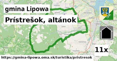 Prístrešok, altánok, gmina Lipowa