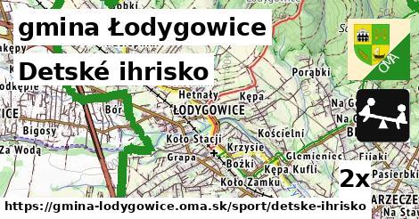 Detské ihrisko, gmina Łodygowice